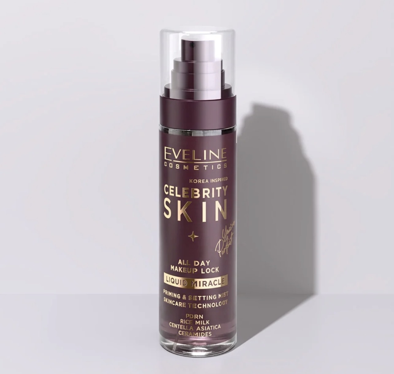 Eveline CELEBRITY Mgiełka utrwalająco-pielęgnująca do makijażu Liquid Miracle 100ml