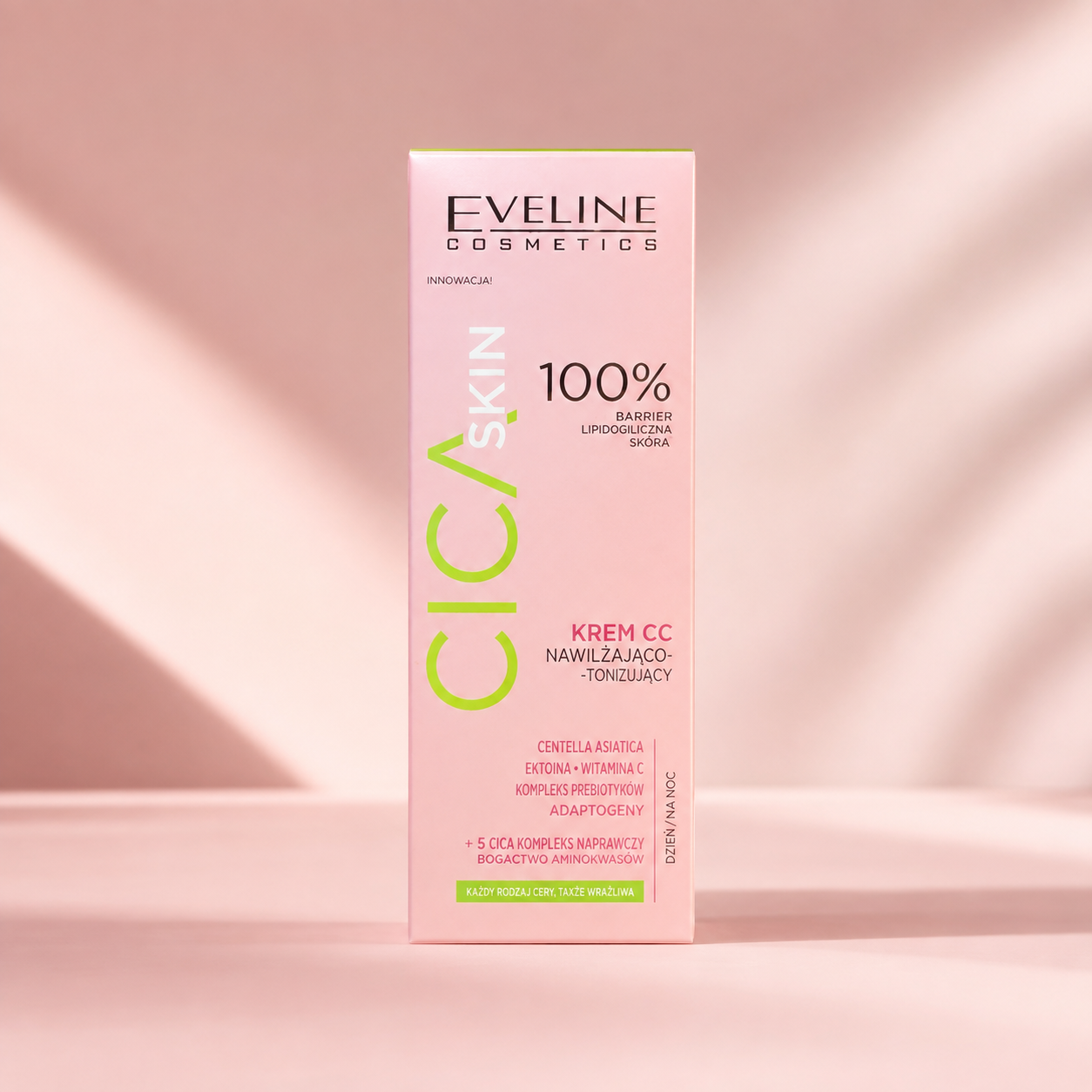 Eveline Cosmetics CICA Skin Krem CC Nawilżająco-Tonizujący