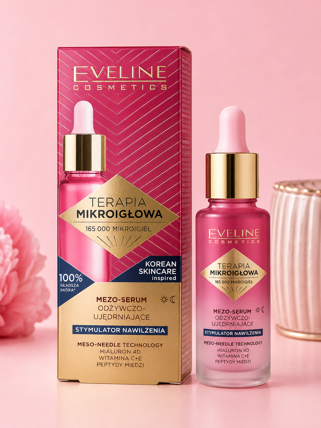 Eveline Cosmetics Terapia Mikroigłowa – Mezo-Serum Odżywczo-Ujędrniające, 30 ml