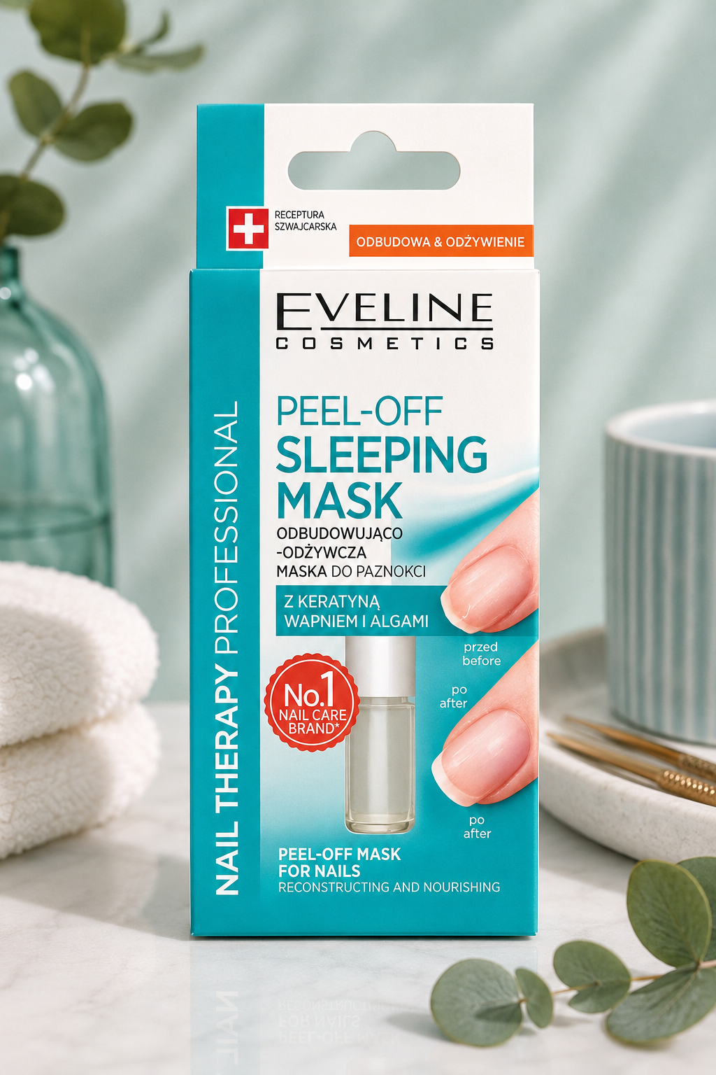 Eveline Cosmetics Nail Therapy Professional – Peel-Off Sleeping Mask do paznokci