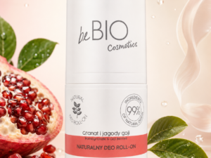 beBIO Cosmetics – naturalny dezodorant roll-on Granat i Jagody Goji 50ml