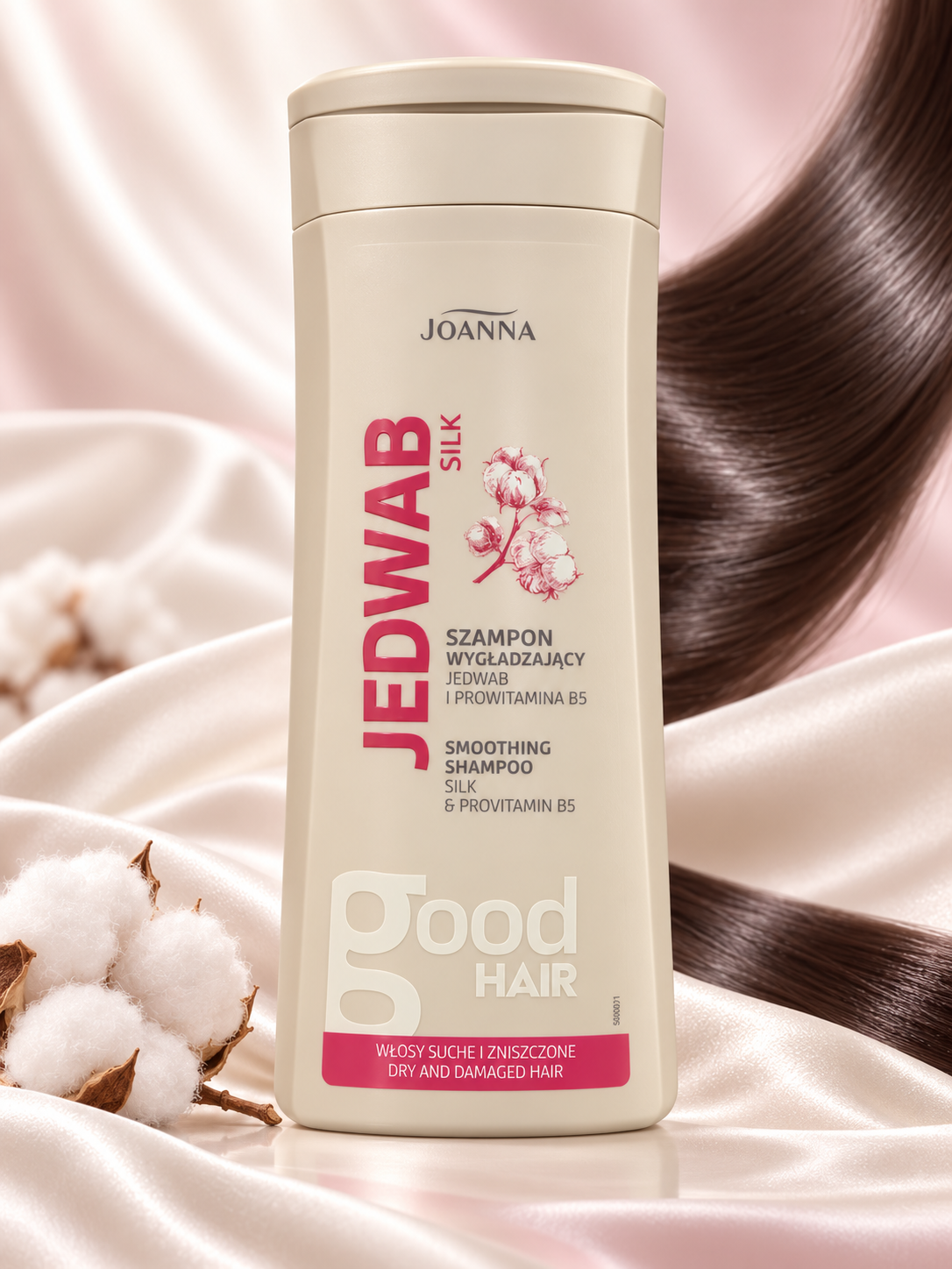 # Joanna Jedwab – Szampon wygładzający z jedwabiem i prowitaminą B5 200 ml