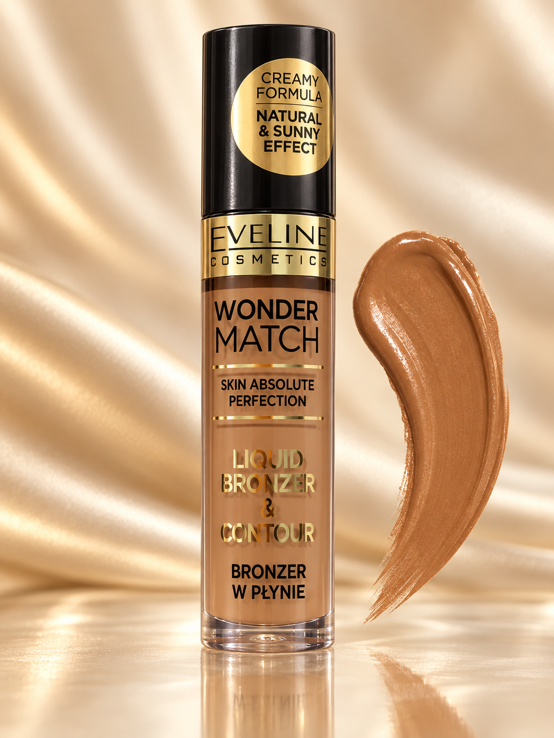 Eveline Cosmetics Wonder Match Liquid Bronzer & Contour 02 – bronzer w płynie