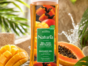 Joanna Naturia Odświeżający żel pod prysznic Mango i Papaja 300ml