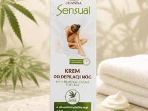 Joanna Sensual Krem do depilacji nóg z olejem konopnym