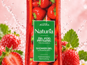 Joanna Naturia – Odświeżający żel pod prysznic Truskawka 300 ml