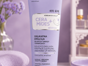 Eveline Cosmetics Korean Rituals Ceramides+ – delikatna emulsja do mycia twarzy i demakijażu 140ml