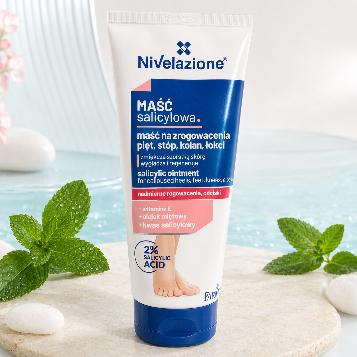 Farmona Nivelazione Maść salicylowa 2% na zrogowacenia pięt, stóp, kolan i łokci 75ml