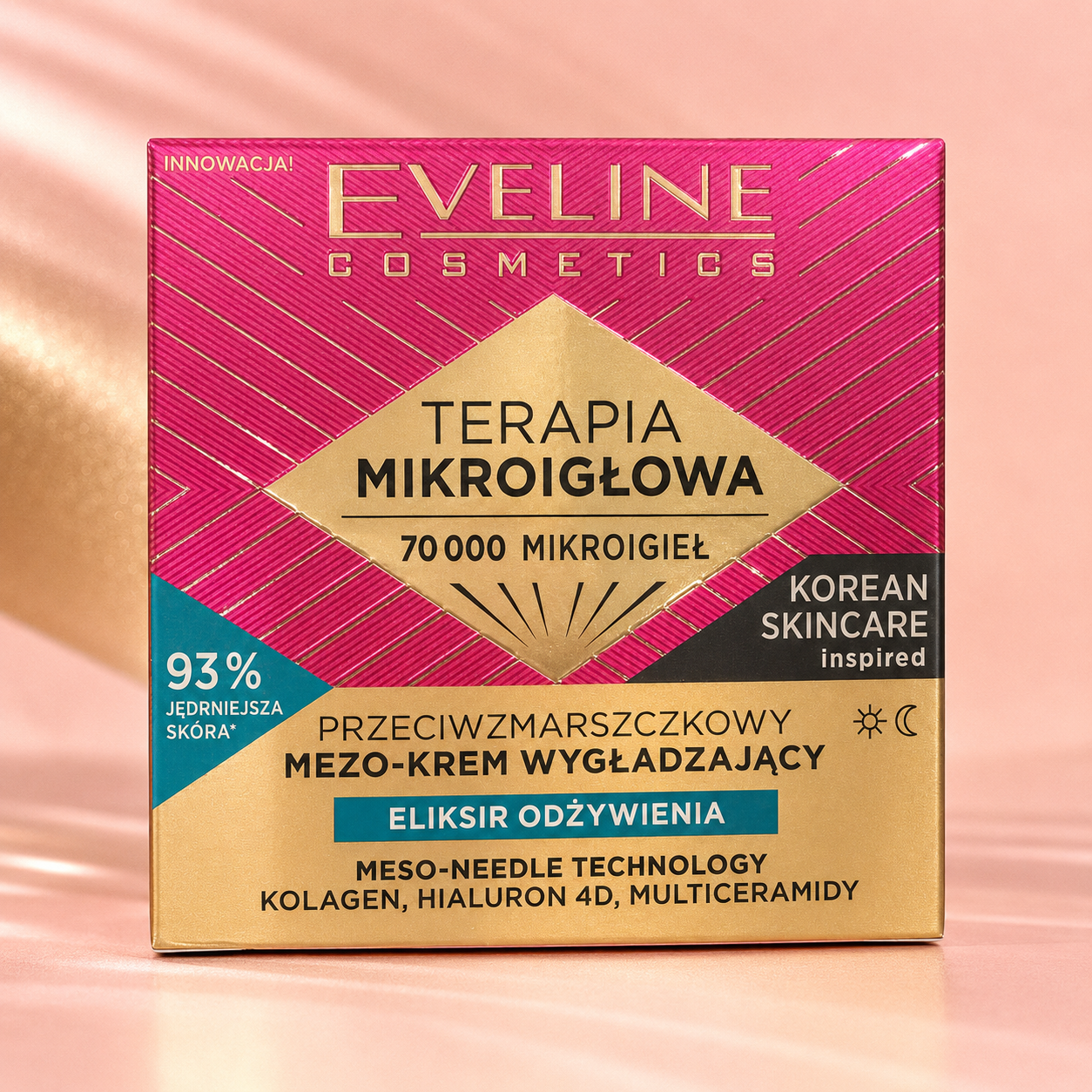 Eveline Cosmetics Terapia Mikroigłowa – przeciwzmarszczkowy mezo-krem wygładzający